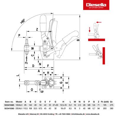 SPEEDY BLOCK 230/ALX vertikal spænder A2